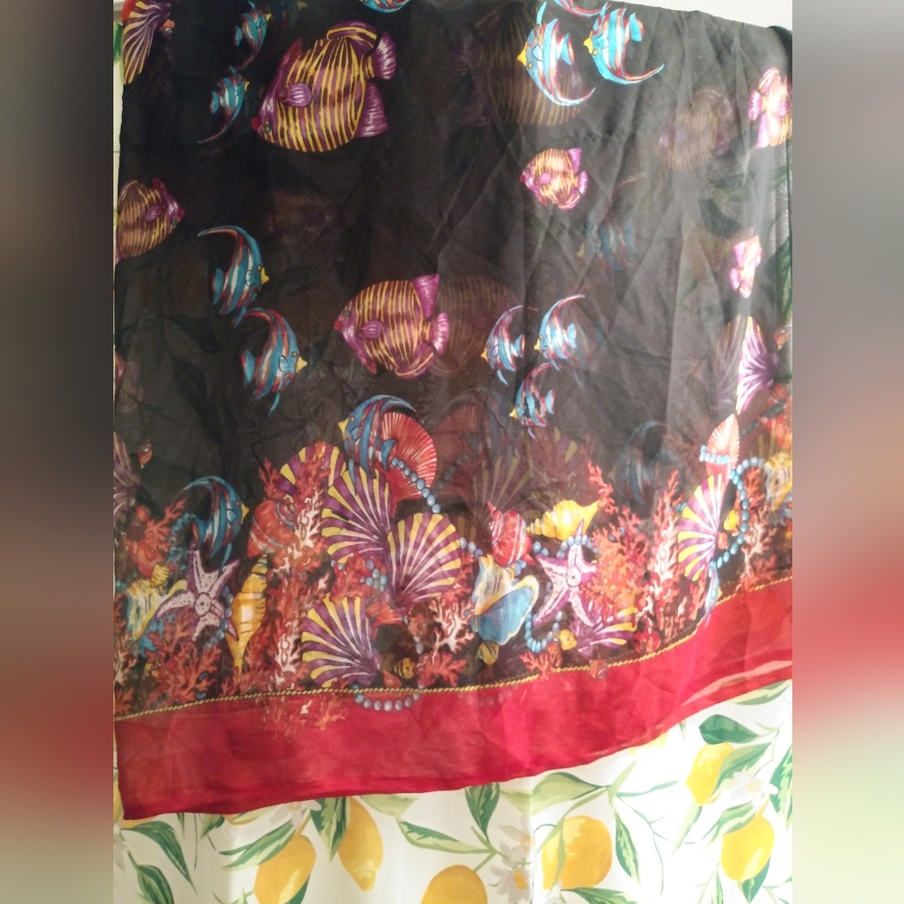 Giacomo Cinque fish shawl/scarf